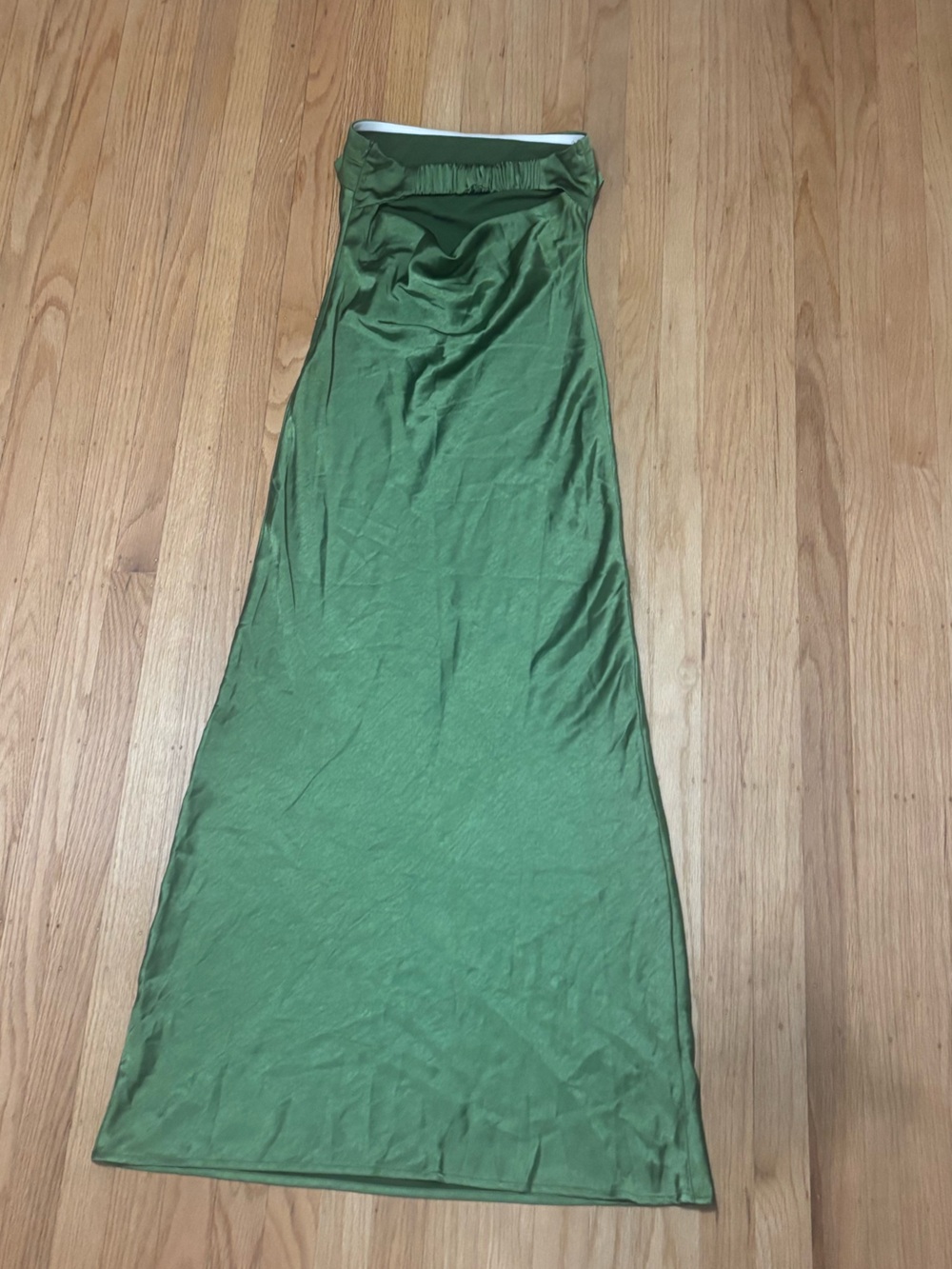 Hello Molly Strapless Satin Maxi Dress - Picture 4 of 6